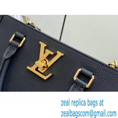 Louis Vuitton Grained calf leather Lock  &  Go Bag M22311 Black 2023